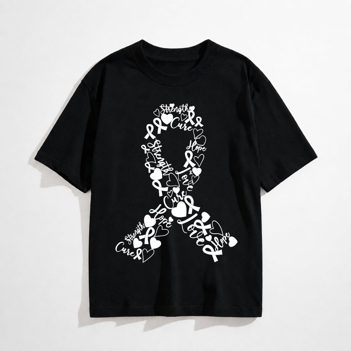 Breast Cancer Shirts for Women: Pink Ribbon Heart T-Shirts Breast Cancer Awareness Gifts Survivor Tee Tops