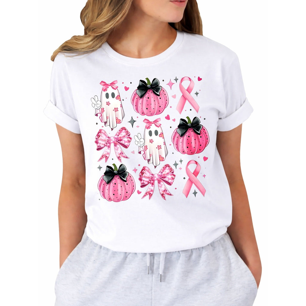 Breast Cancer Shirts for Women Cancer Awareness Shirt Pink Ribbon Graphic Tee Cancer Survivor Support T-shirts