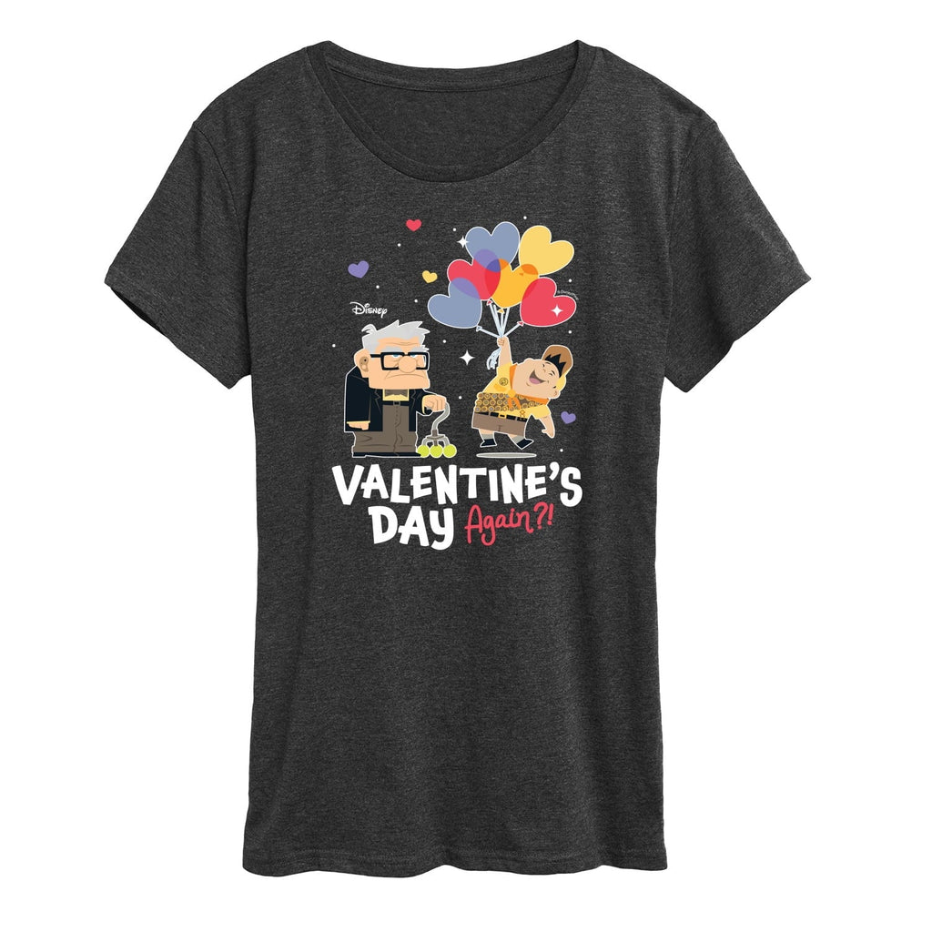Disney - Up - Valentines Day Again - Women's Short Sleeve Graphic T-Shirt