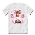 Faith Love Hope Abyssinian Breast Cancer Awareness Survivor Shirt T-shirt Unisex Merch Cat Lover Kitten Owner Gifts - 02017
