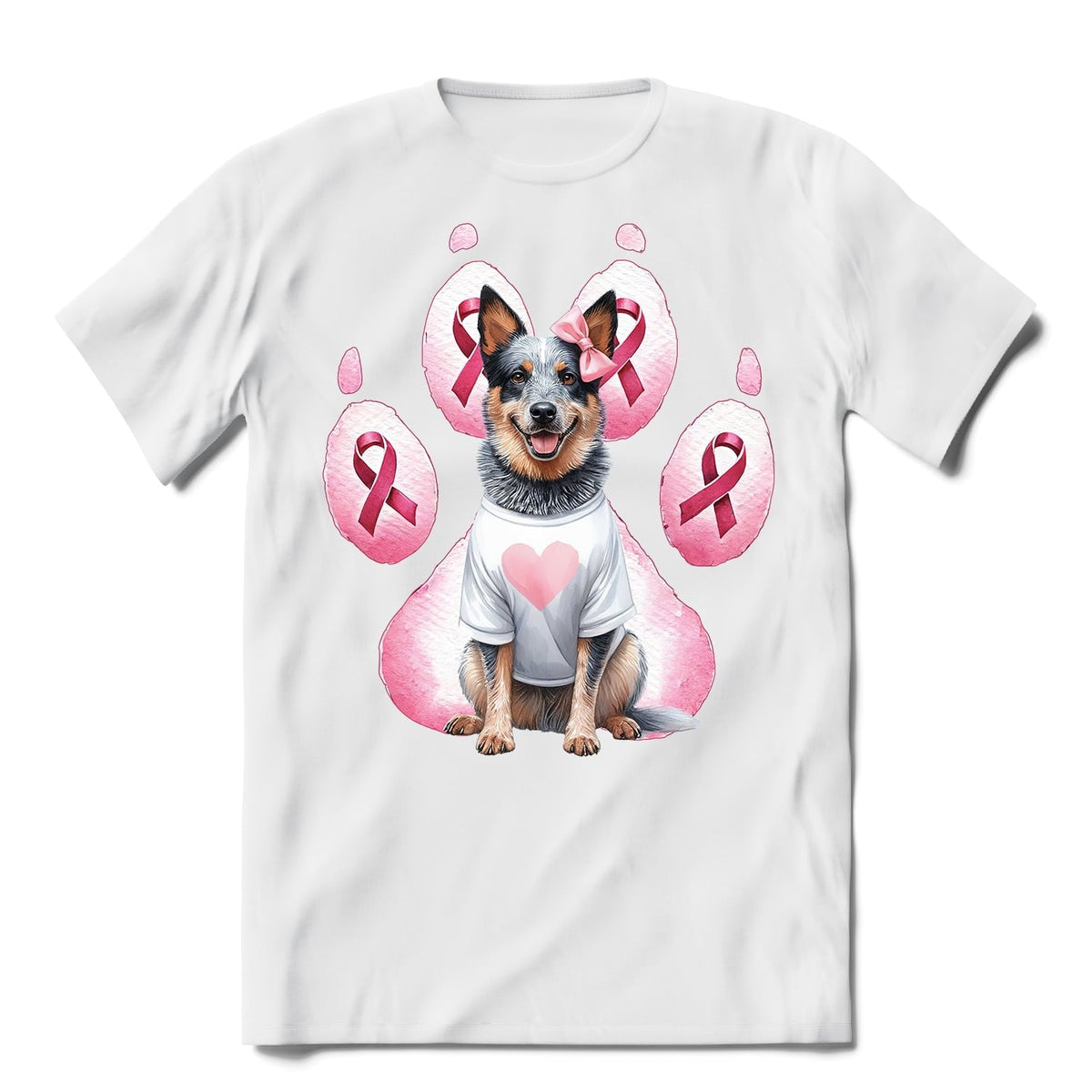 Faith Love Hope Belgian Malinois Breast Cancer Awareness Survivor Shirt T-shirt Unisex Merch Sheepdog Dog Lover Gifts - 02017