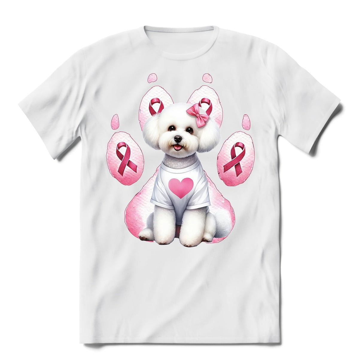 Faith Love Hope Belgian Malinois Breast Cancer Awareness Survivor Shirt T-shirt Unisex Merch Sheepdog Dog Lover Gifts - 02017