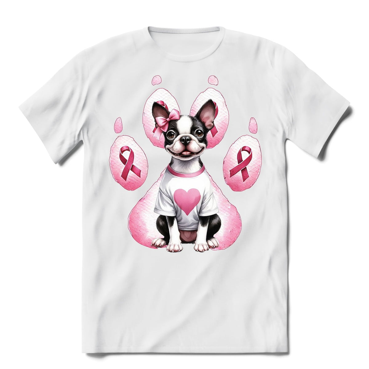 Faith Love Hope Belgian Malinois Breast Cancer Awareness Survivor Shirt T-shirt Unisex Merch Sheepdog Dog Lover Gifts - 02017
