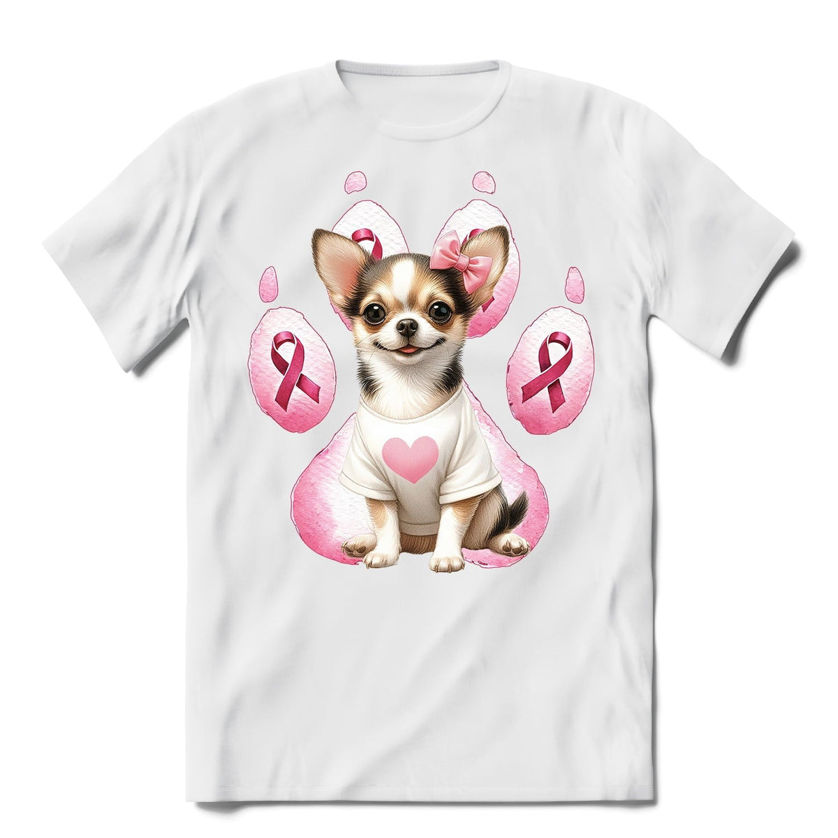 Faith Love Hope Belgian Malinois Breast Cancer Awareness Survivor Shirt T-shirt Unisex Merch Sheepdog Dog Lover Gifts - 02017