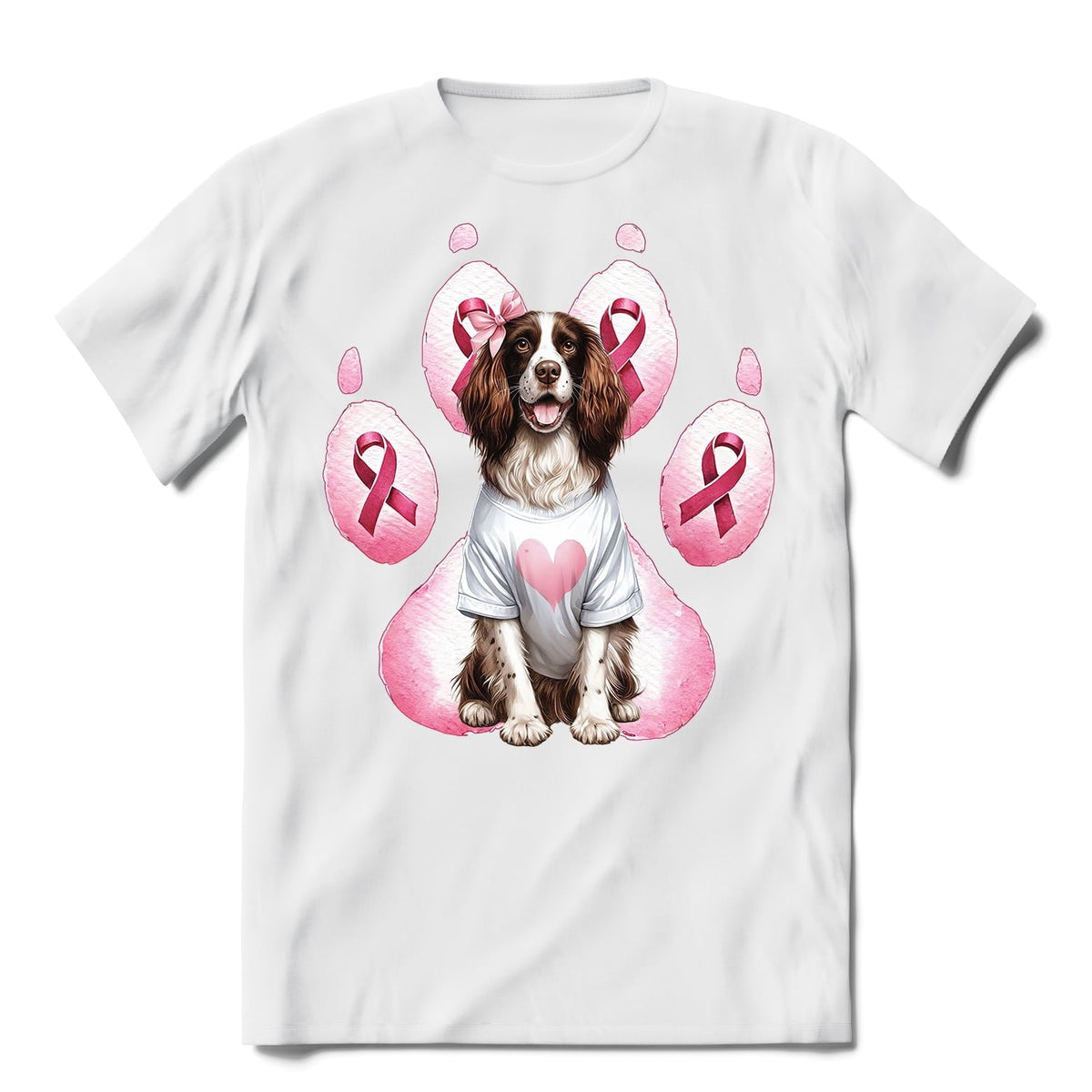 Faith Love Hope Belgian Malinois Breast Cancer Awareness Survivor Shirt T-shirt Unisex Merch Sheepdog Dog Lover Gifts - 02017