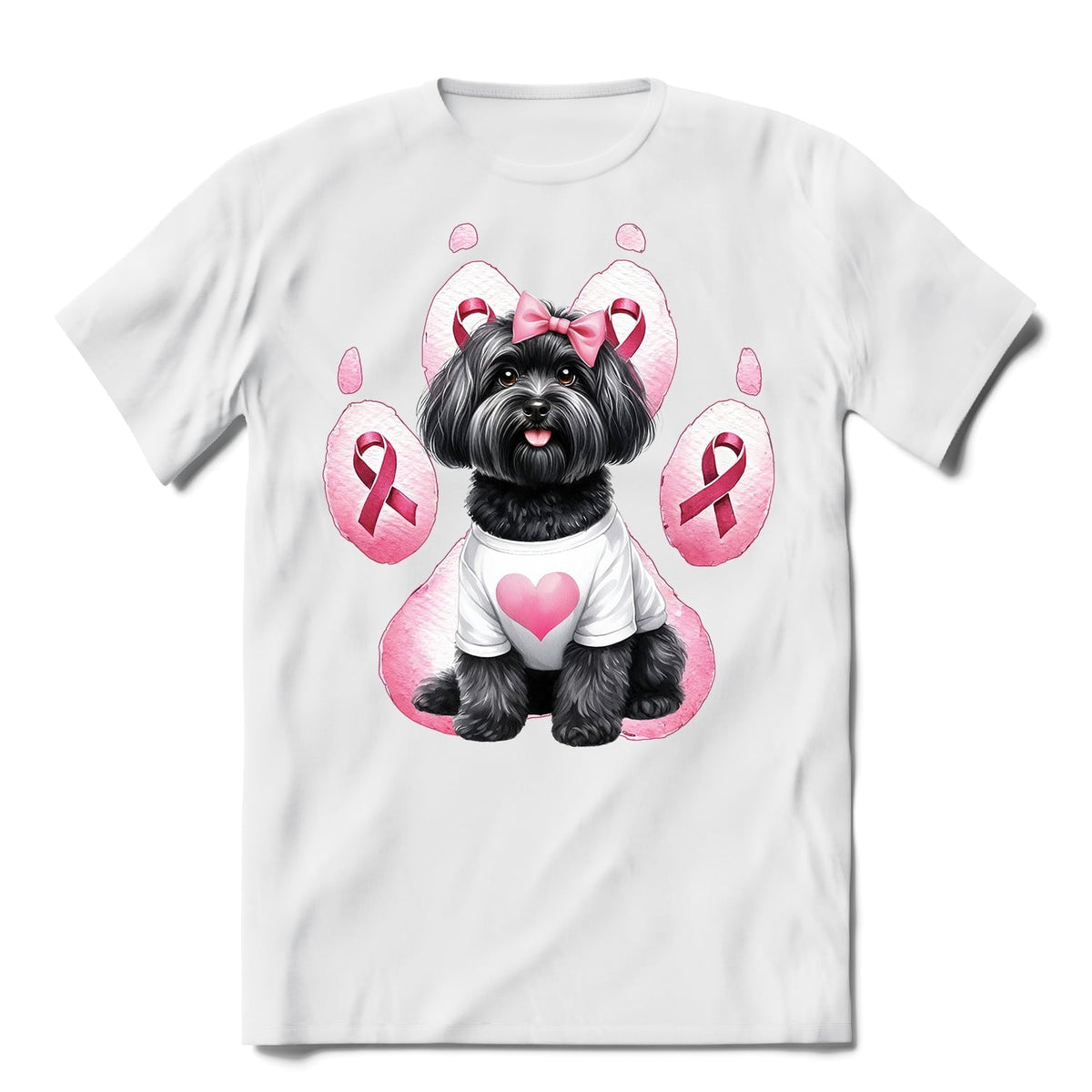 Faith Love Hope Belgian Malinois Breast Cancer Awareness Survivor Shirt T-shirt Unisex Merch Sheepdog Dog Lover Gifts - 02017