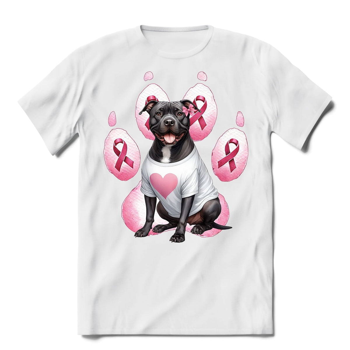 Faith Love Hope Belgian Malinois Breast Cancer Awareness Survivor Shirt T-shirt Unisex Merch Sheepdog Dog Lover Gifts - 02017