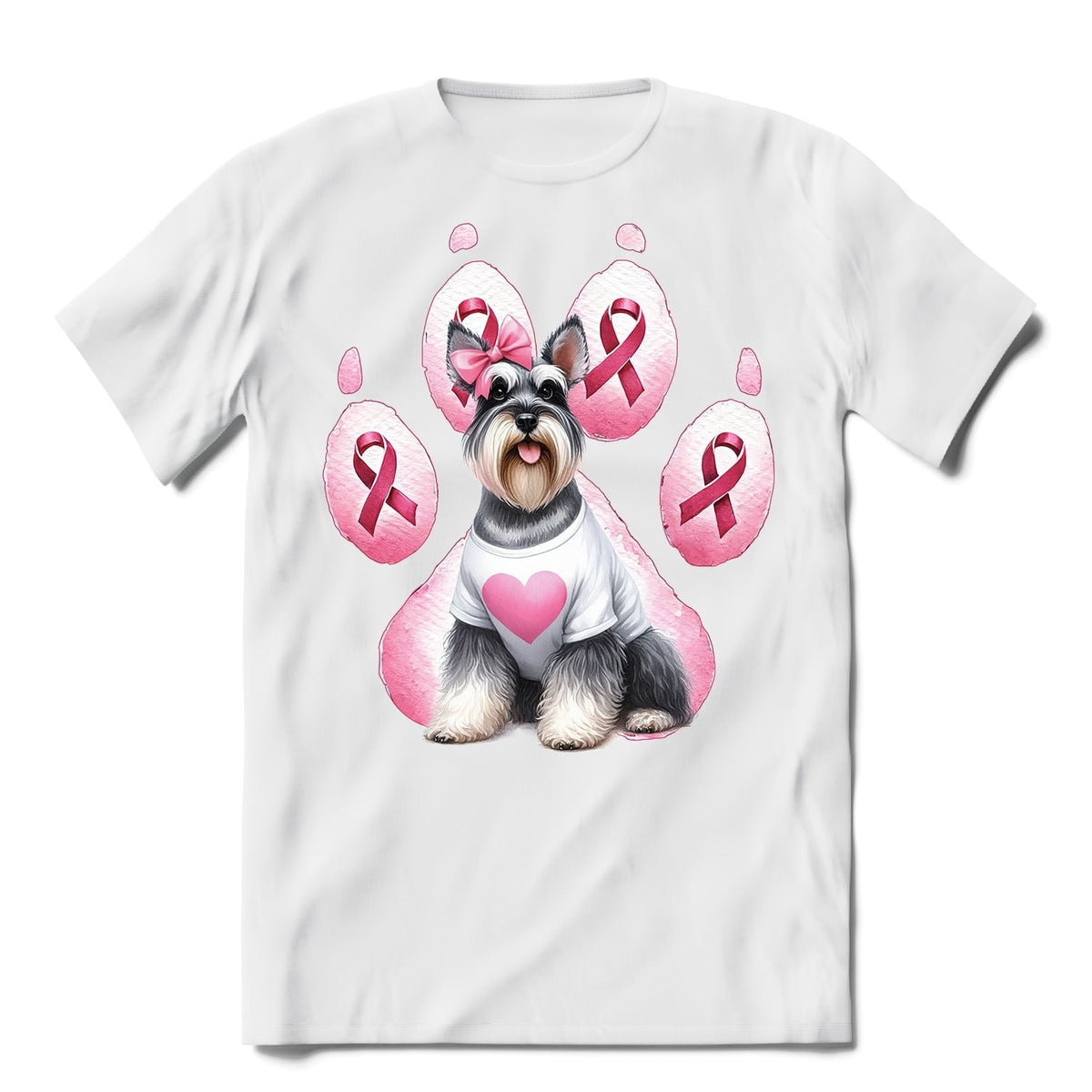 Faith Love Hope Belgian Malinois Breast Cancer Awareness Survivor Shirt T-shirt Unisex Merch Sheepdog Dog Lover Gifts - 02017