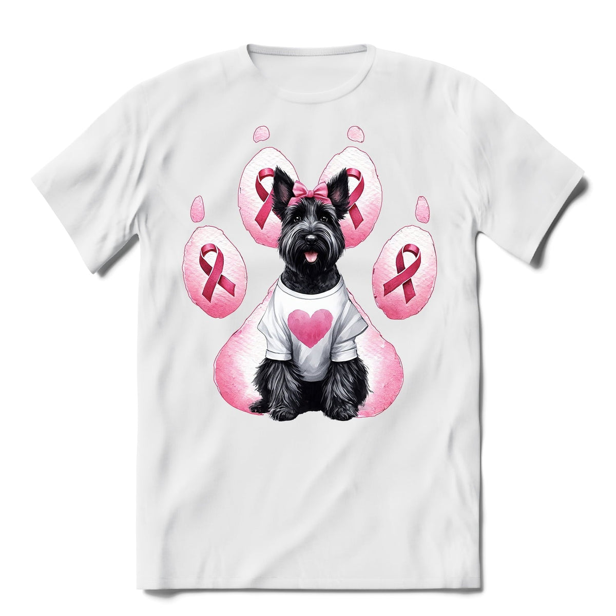 Faith Love Hope Belgian Malinois Breast Cancer Awareness Survivor Shirt T-shirt Unisex Merch Sheepdog Dog Lover Gifts - 02017