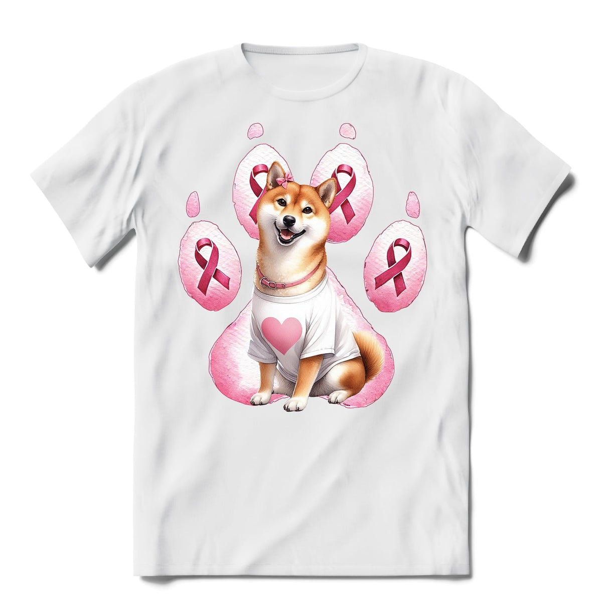 Faith Love Hope Belgian Malinois Breast Cancer Awareness Survivor Shirt T-shirt Unisex Merch Sheepdog Dog Lover Gifts - 02017