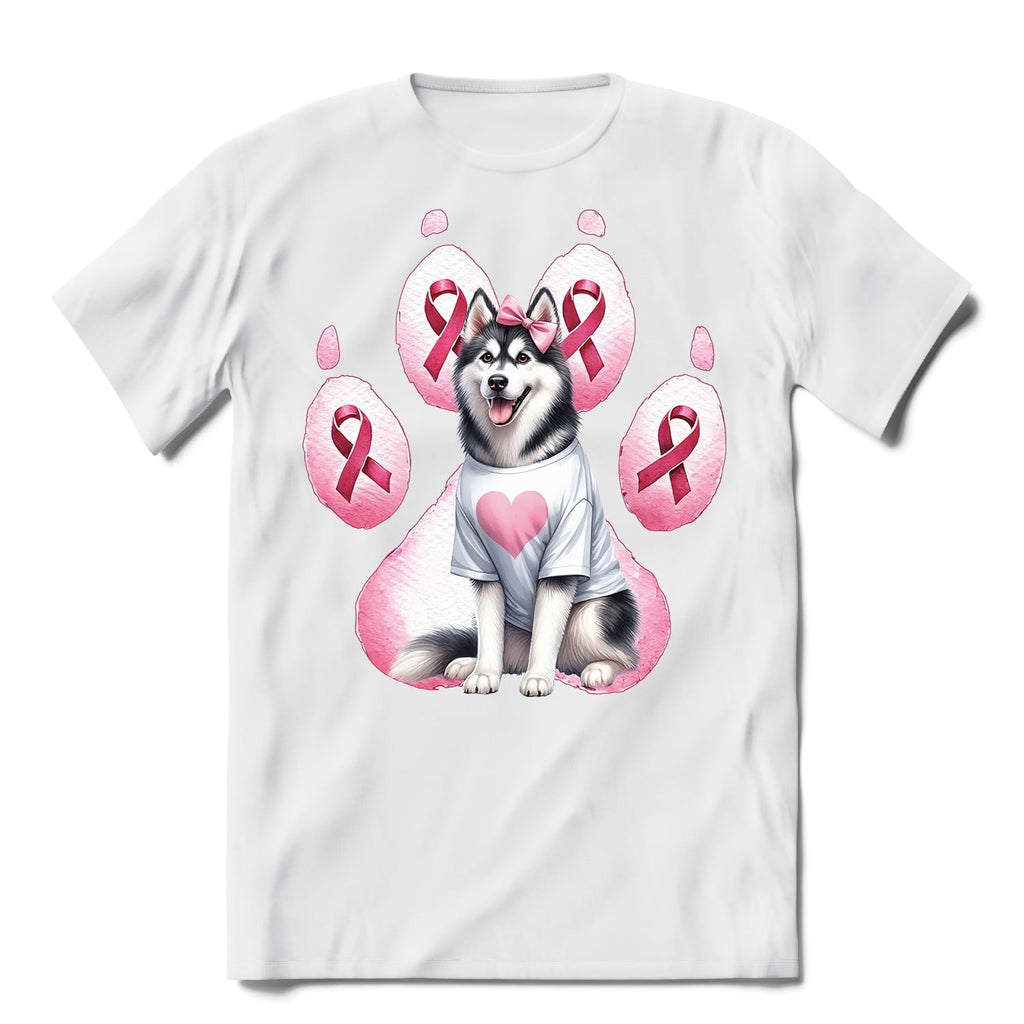 Faith Love Hope Belgian Malinois Breast Cancer Awareness Survivor Shirt T-shirt Unisex Merch Sheepdog Dog Lover Gifts - 02017
