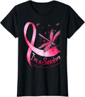 I'm A Survivor Dragonfly Breast Cancer Awareness T-Shirt