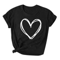 Ichuanyi Womens Shirts , Fashion Women Valentine's Day Print Short Sleeve T-shirt Novelty Graphic Tops