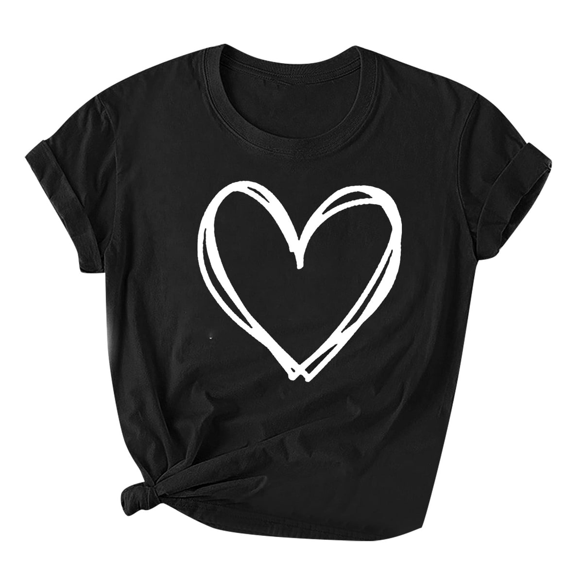 Ichuanyi Womens Shirts , Fashion Women Valentine's Day Print Short Sleeve T-shirt Novelty Graphic Tops