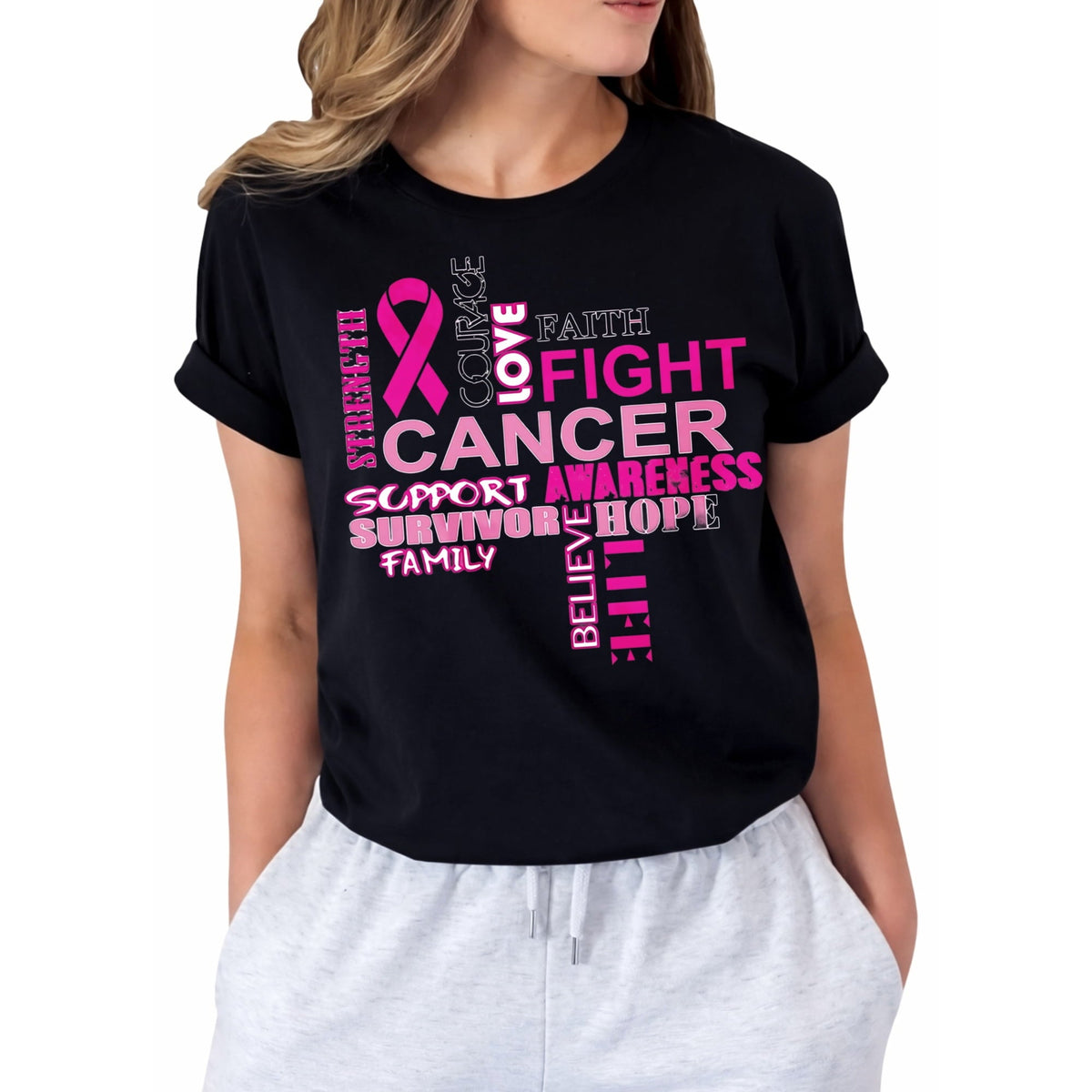 I Wear Pink for My Big Sister Breast Cancer Awareness T-Shirt