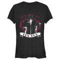 Junior's Sleeping Beauty Maleficent Valentine's Day It's Not Me, It's You Graphic Tee Black Medium