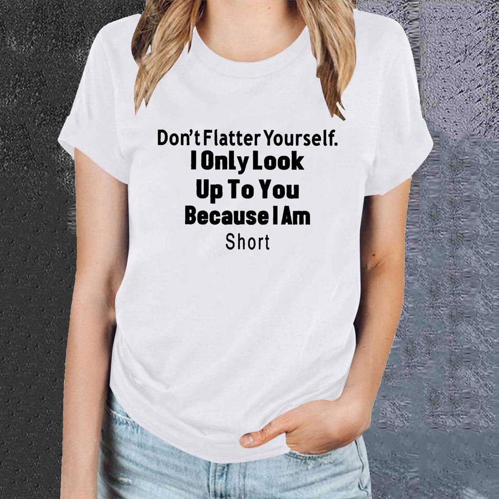 Kayannuo Short Sleeve Womens Tops Graphic Tees Women Valentine's Day Women's Letter Printed Short Sleeved Top
