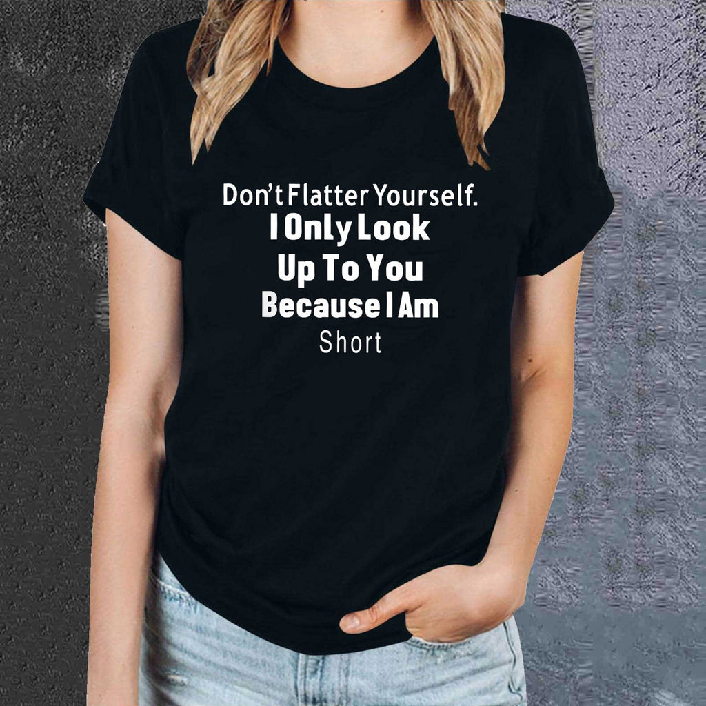 Kayannuo Short Sleeve Womens Tops Graphic Tees Women Valentine's Day Women's Letter Printed Short Sleeved Top