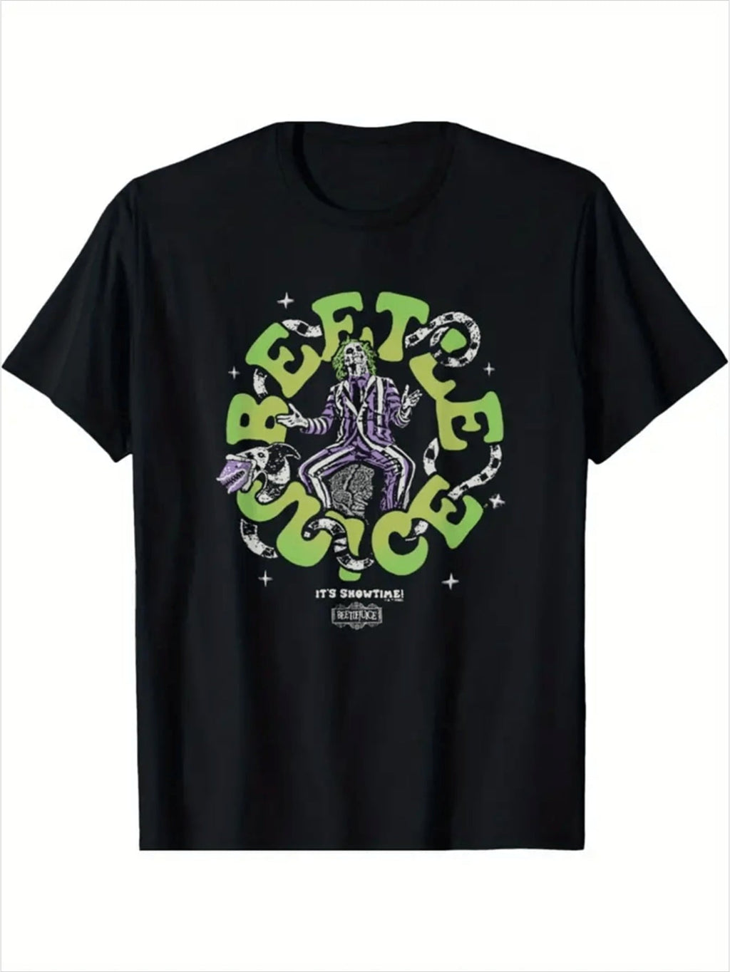Men's Graphic Tee, Unisex Performance Cotton Short Sleeve Tops, Funny Graphic Tees Gifts T-Shirt Black C M