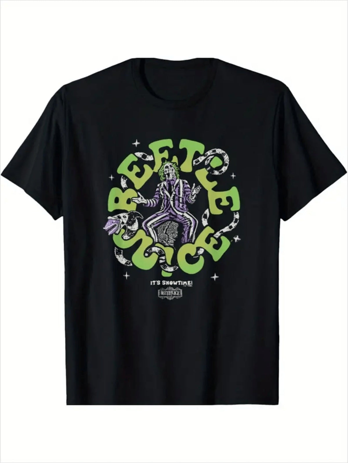 Men's Graphic Tee, Unisex Performance Cotton Short Sleeve Tops, Funny Graphic Tees Gifts T-Shirt Black C M