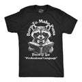 Mens Funny T Shirts Born to Make Puns Forced to Use Professional Language Sarcastic Novelty Tee for Men Graphic Tees