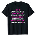 Tarmeek Breast Cancer Shirts Tops for Women/Short Sleeve Shirts/Crewneck Shirt/Tee Shirts with Blessed Breast Cancer Pink Ribbon/Breast Cancer Awareness Breast Cancer Survivor Gifts for Women