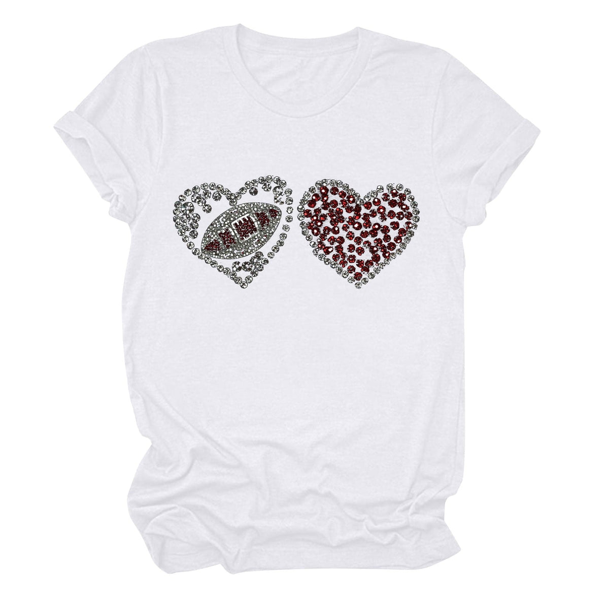 Tbopshirt Valentine's Day T-Shirts for Women Short Sleeve Graphic Tees, Plus Size Womens Tops,Valentines Day Fashion Printed T-shirt S-XXXL