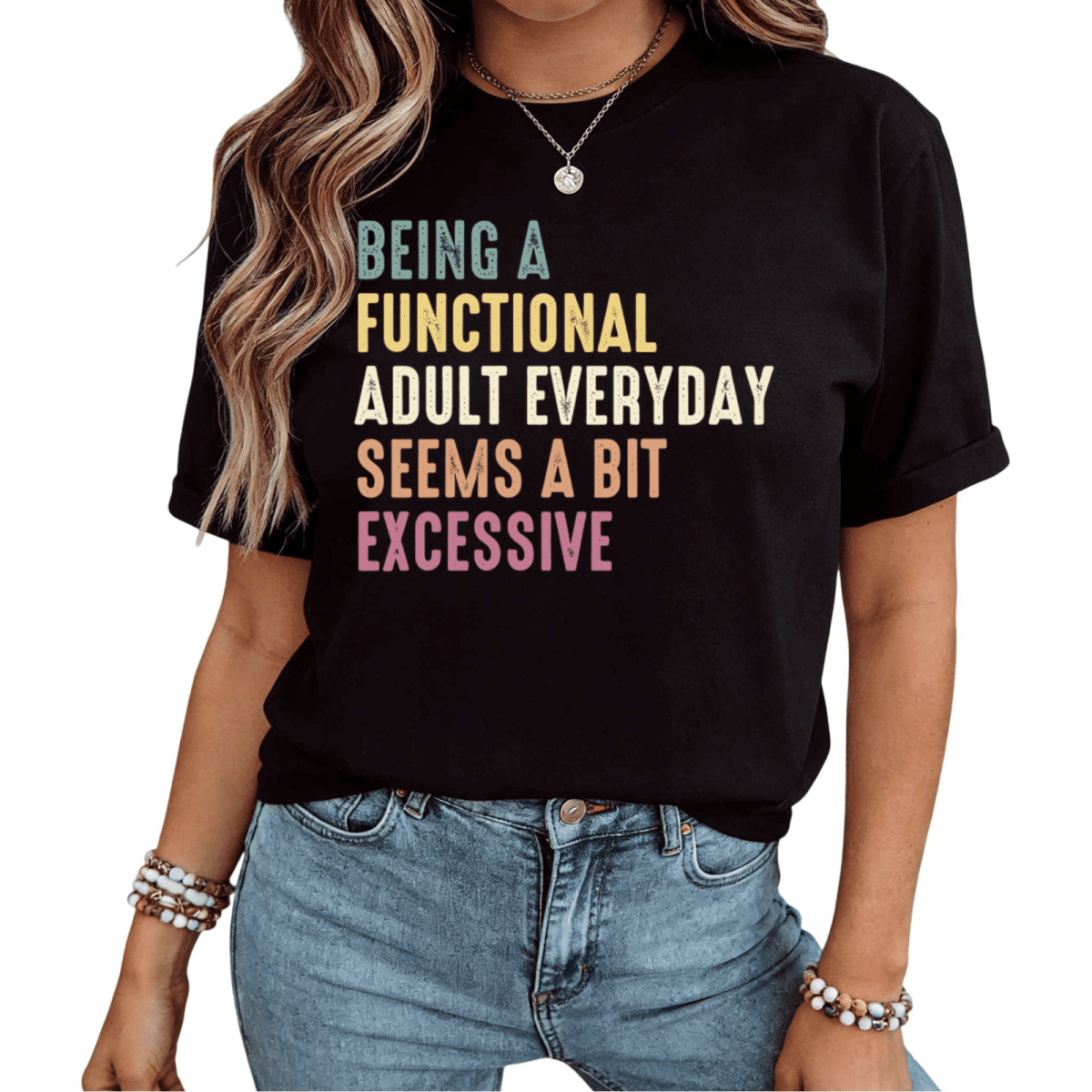 UNISHE Women Fun Fact I Don't Care Sarcastic Graphic Short Sleeve T-Shirt fun Cotton Crewneck Top Black S-5XL