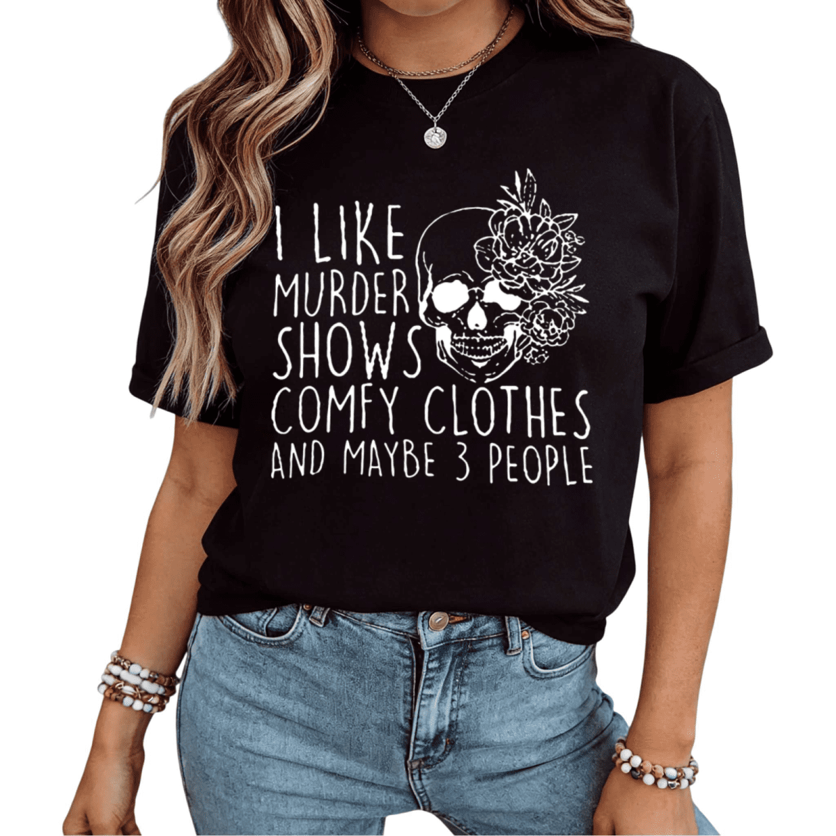 UNISHE Women Fun Fact I Don't Care Sarcastic Graphic Short Sleeve T-Shirt fun Cotton Crewneck Top Black S-5XL