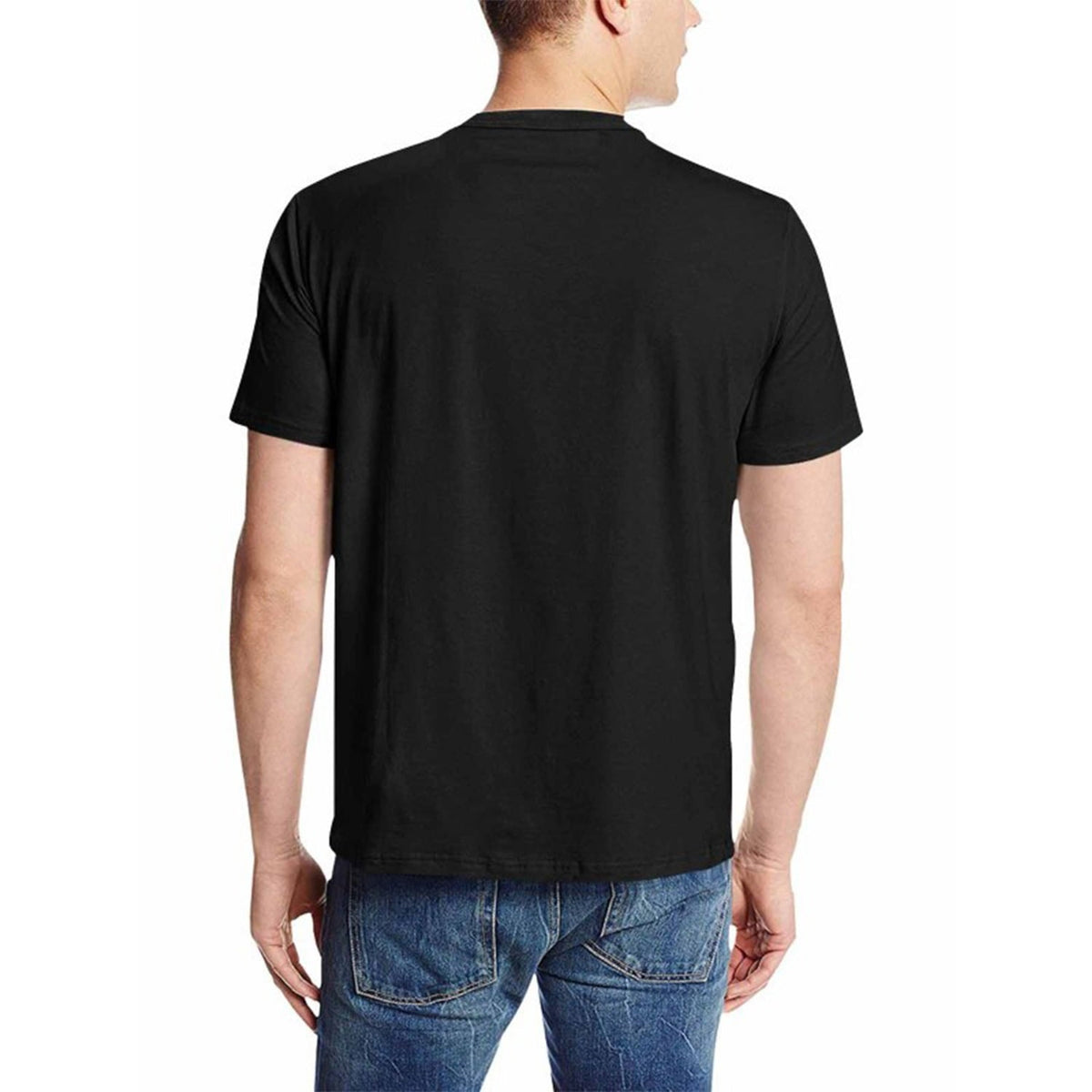 Men's 100% Cotton T-Shirt 180gsm - I Dont Work Here - Funny Sarcastic Slogan T-Shirt, Black Comfortable Breathable Soft Tee, Gift for Men