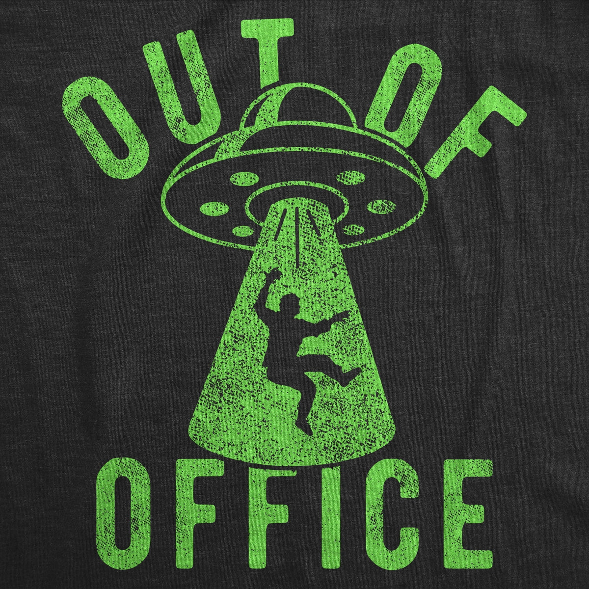 Mens Funny T Shirts Out Of Office UFO Sarcastic Alien Graphic Tee for Men Graphic Tees