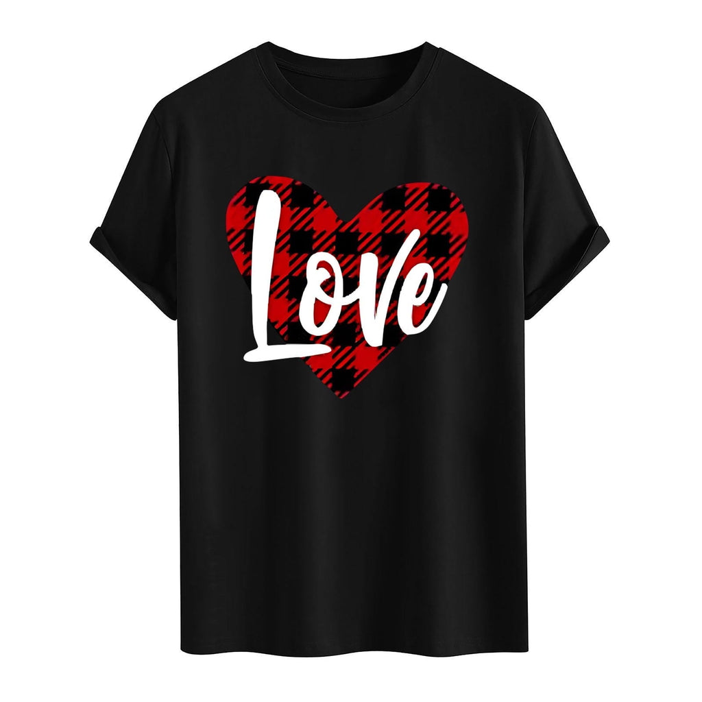 biudgviw Men's Valentines Day Shirt Short Sleeve Casual Printed Graphic Tee Tops Crewneck Lightweight Loose Fit T-Shirt S-XXL