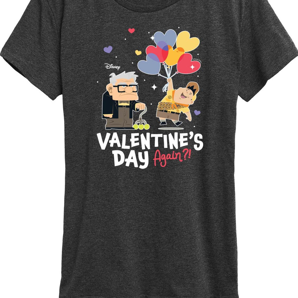 Disney - Up - Valentines Day Again - Women's Short Sleeve Graphic T-Shirt