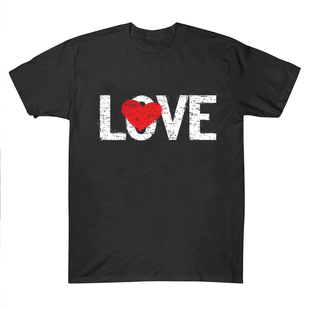Ohufall Women's Plus Size Tops Fashion Women Valentine's Day Print Short Sleeve T-shirt Novelty Graphic Tops