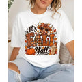 It's Fall Y'all Cow Pumpkin Graphic Tee , Thanksgiving Autumn Shirt